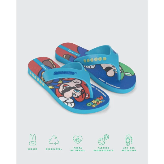 Chinelo Infantil Ipanema Super Mario - 27161 - Atacado