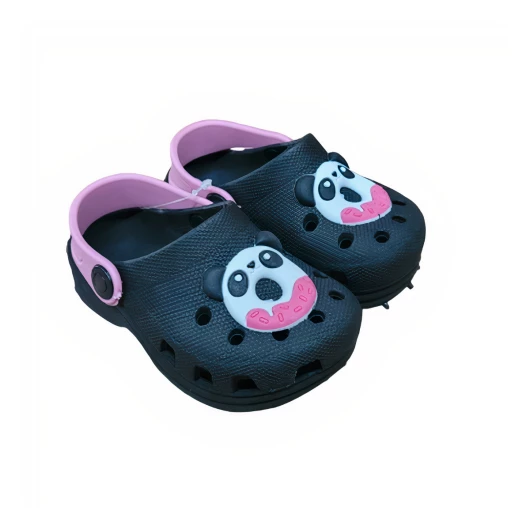 Babuche Kimimo Menina 9043-02 - PRETO - Colmeia - ATACADO